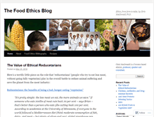 Tablet Screenshot of food-ethics.com